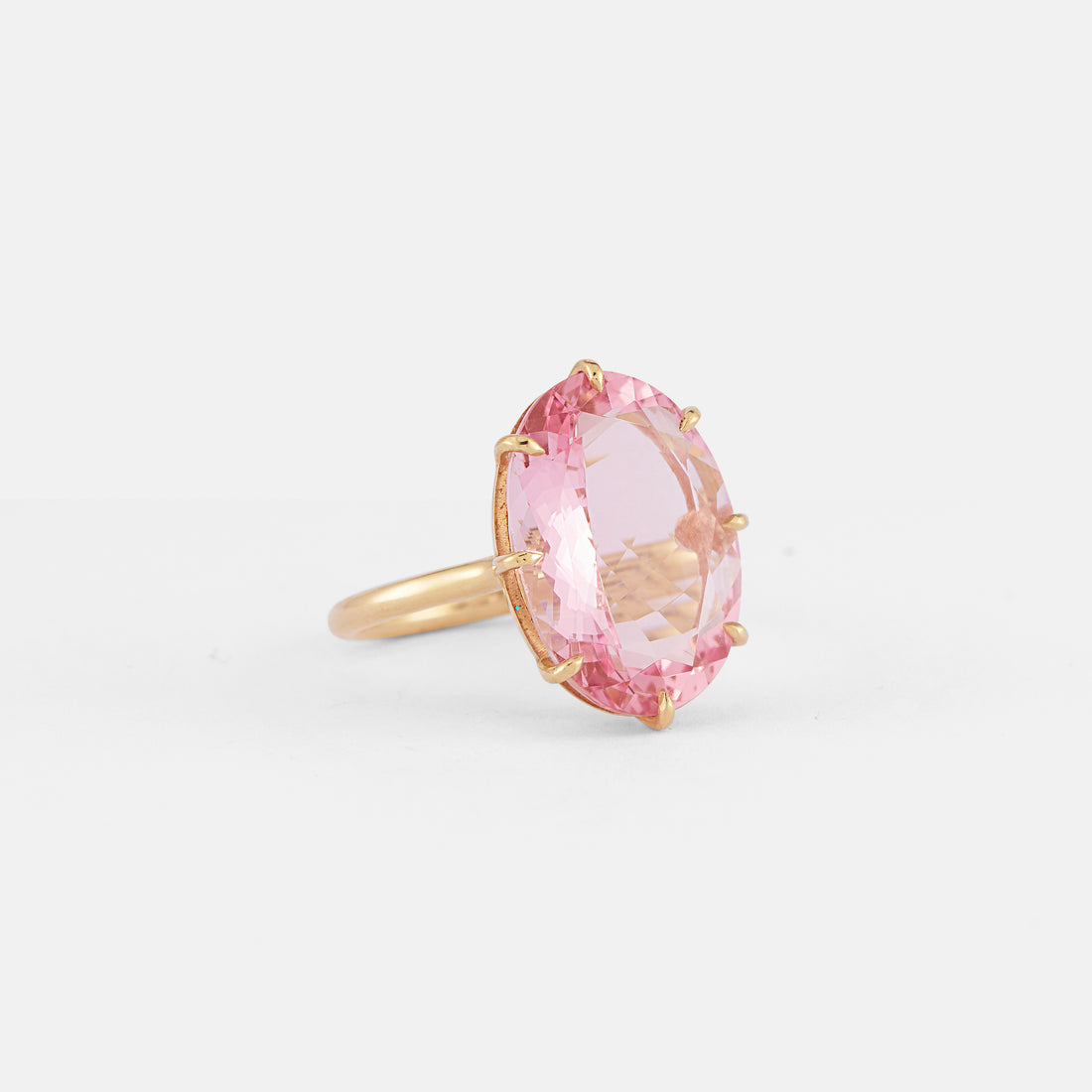 Pink tourmaline Ring