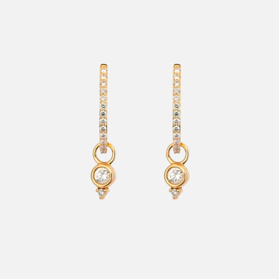 Classic Single Diamond Bezel Charm