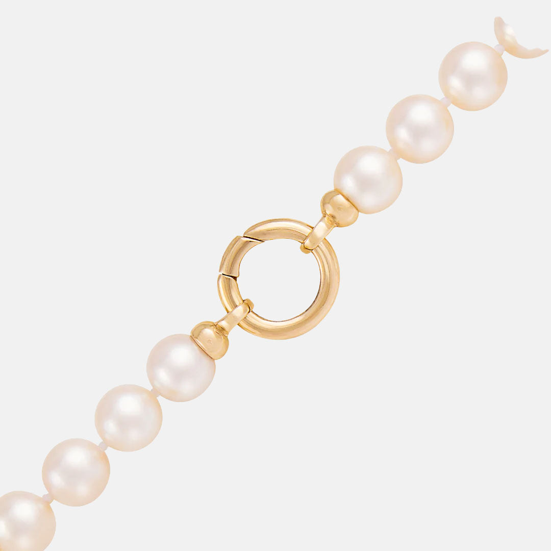 Japanese Akoya Pearl Howie Necklace 14K