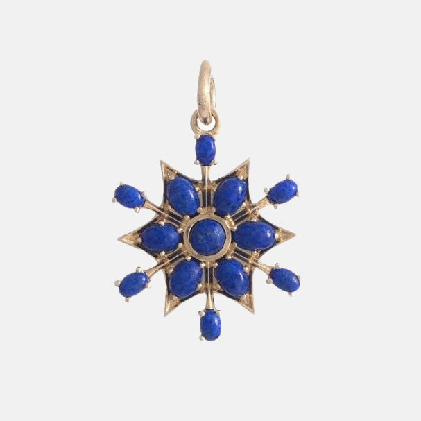 14K Gold & Lapis Lazuli Sadie Charm