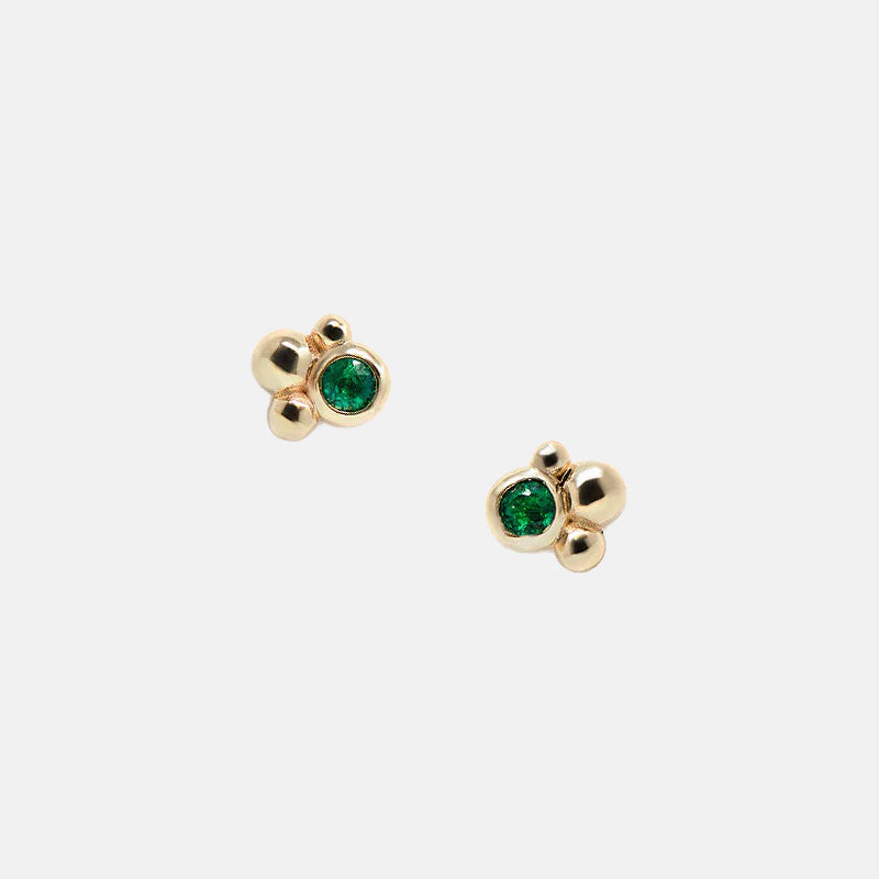 Micro Bubbling Brook Dew Drop Studs