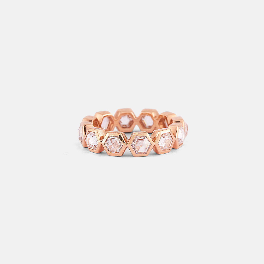 Rose Cut Diamond Band