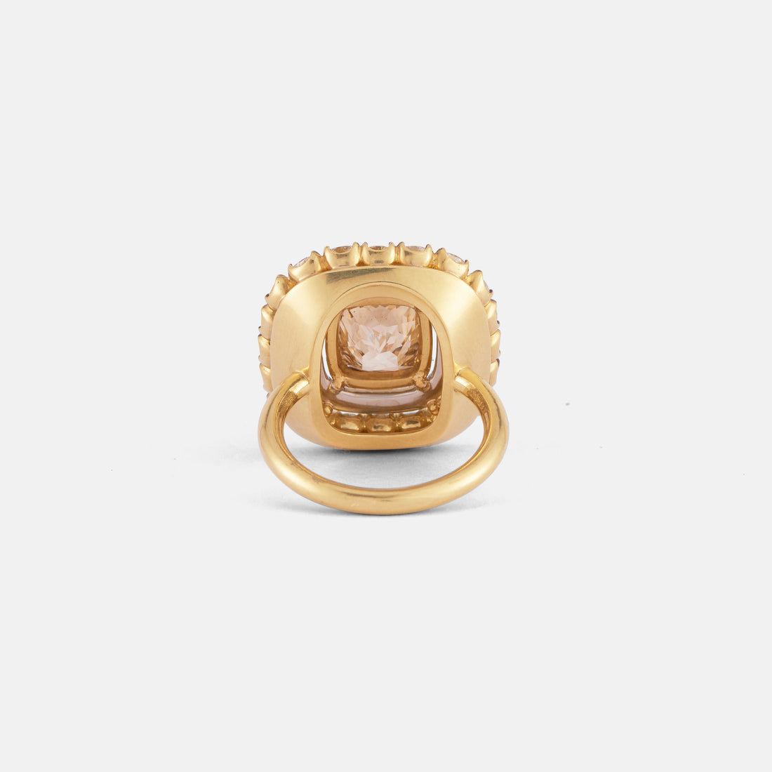 Champagne Cushion Diamond