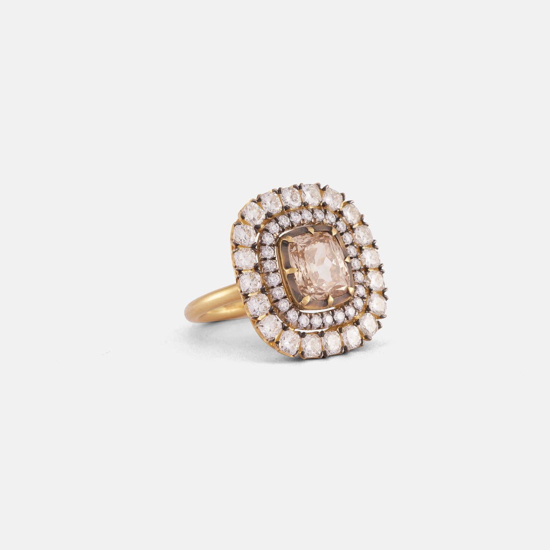 Champagne Cushion Diamond