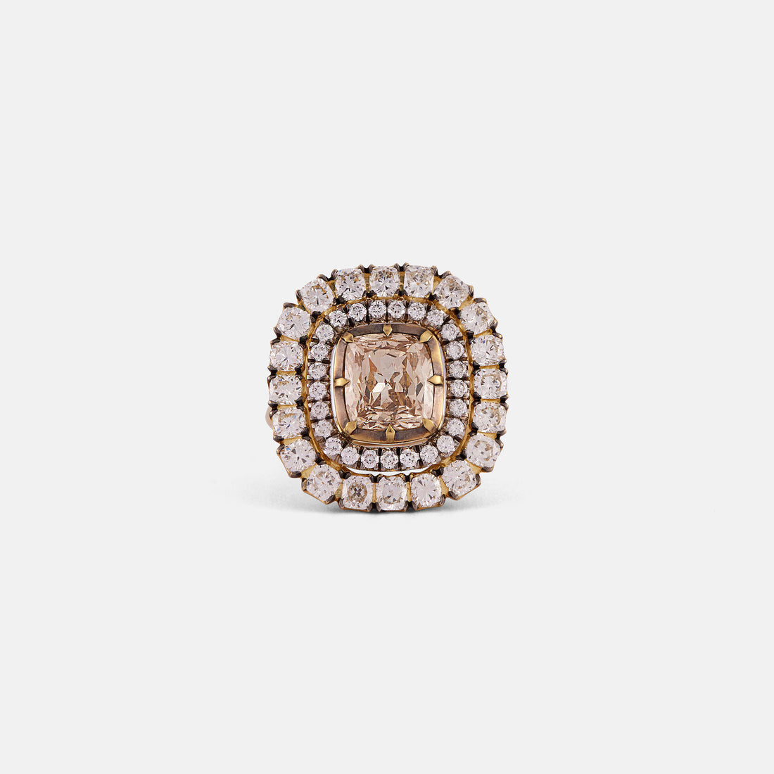 Champagne Cushion Diamond