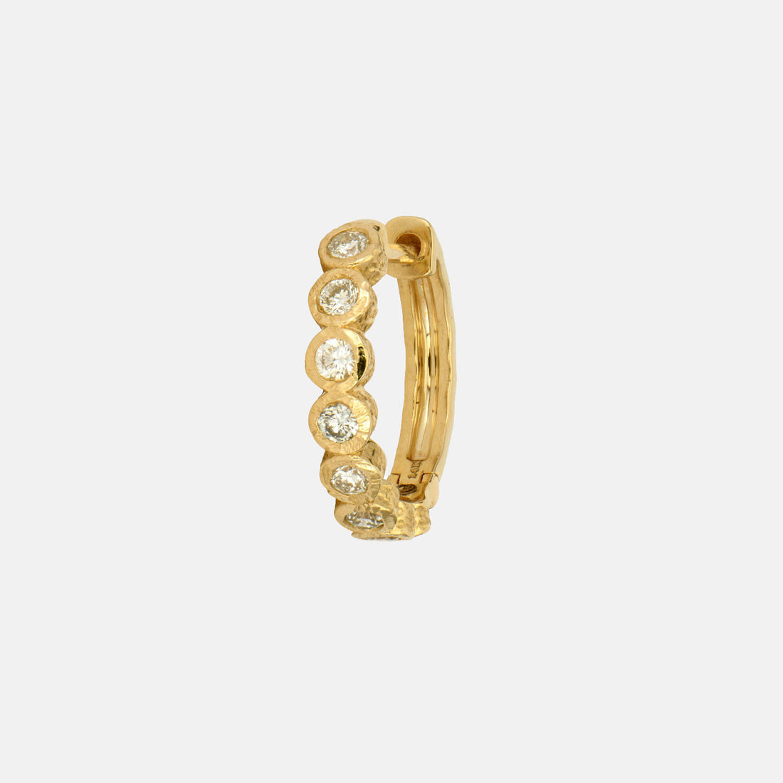 Single Classic Bezel Hoop